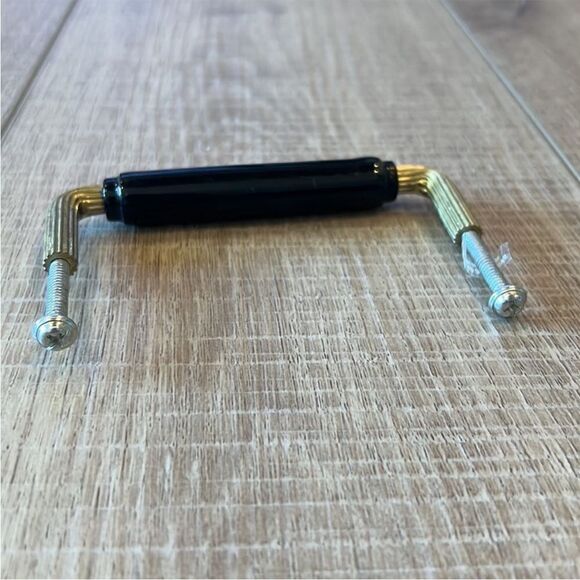 Anthropologie Deauville Handle Gold and Black Knob - Picture 7 of 7